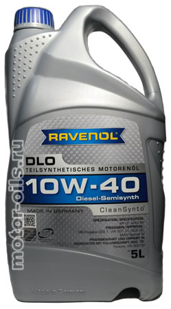 �������� ����� Ravenol DLO 10W-40 Diesel-Semisynth (5_������)