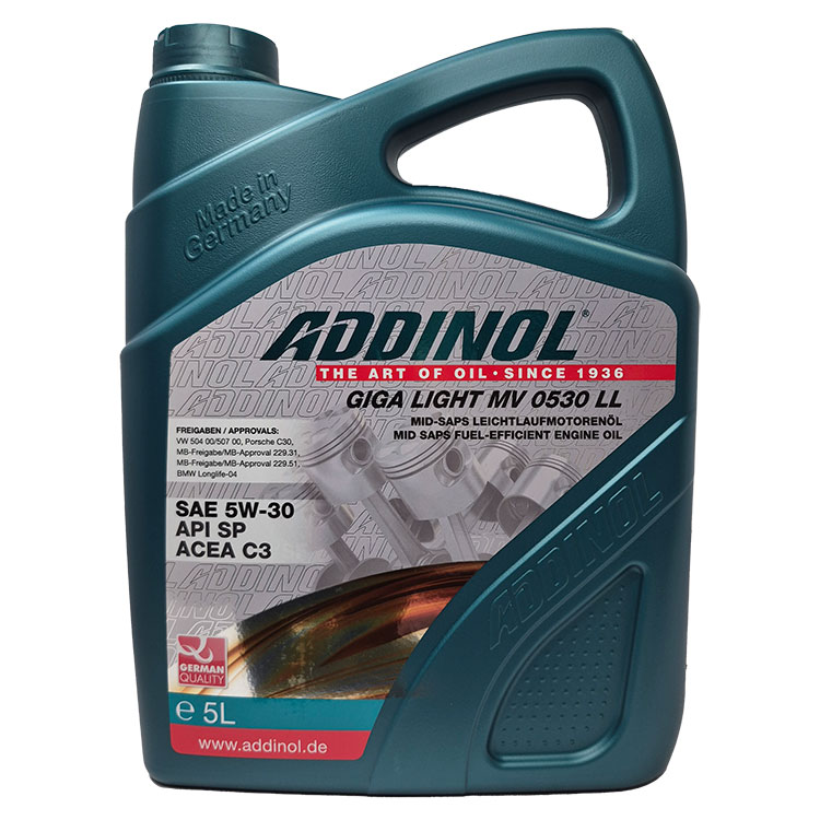 �������� ����� ADDINOL GIGA LIGHT MV 0530 LL SAE 5W-30 (5_������)