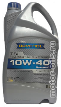 �������� ����� Ravenol TSi 10W-40 Semisynth (5_������)
