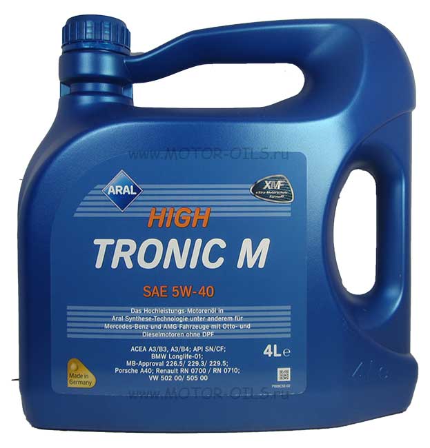 �������� ����� ARAL HIGH TRONIC M SAE 5W-40 (4_�����)