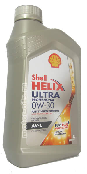 �������� ����� SHELL HELIX ULTRA Professional 0W-30 AV-L (1_����)