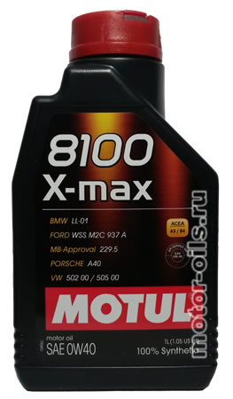 �������� ����� MOTUL 8100 X-max SAE 0W-40 (1_����)