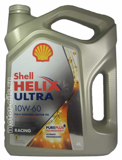 �������� ����� SHELL HELIX ULTRA 10W-60 RACING (4_�����)