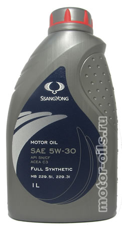 �������� ����� SsangYong Motor Oil SAE 5W-30 API SN/CF (1_����/OEM:LLK05W30001)