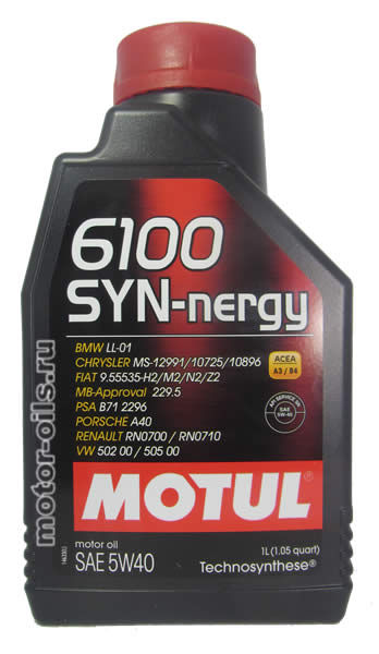 �������� ����� MOTUL 6100 SYN-nergy SAE 5W-40 (1_����)