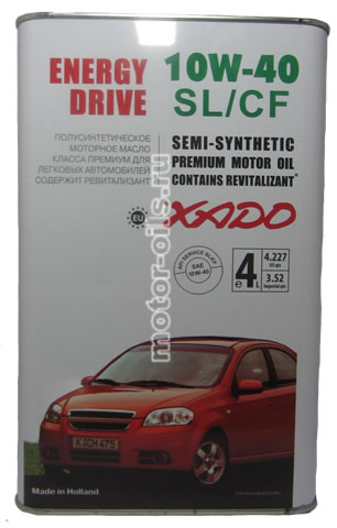 �������� ����� XADO ATOMIC OIL 10W-40 SL/CF ENERGY DRIVE (4_�����)