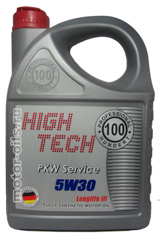 �������� ����� HUNDERT HIGH TECH Longlife III SAE 5W30 (4_�����)