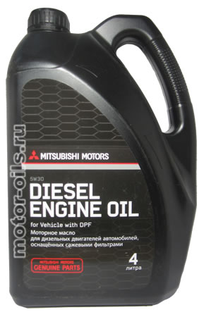 �������� ����� MITSUBISHI DIESEL ENGINE OIL for Vehicle with DPF 5W-30 (4_�����/OEM:MZ320759)