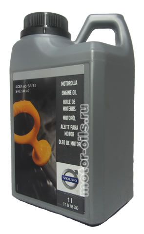 �������� ����� VOLVO ENGINE OIL SAE 5W-40 ACEA A3/B3/B4 (1_����/OEM:1161630)