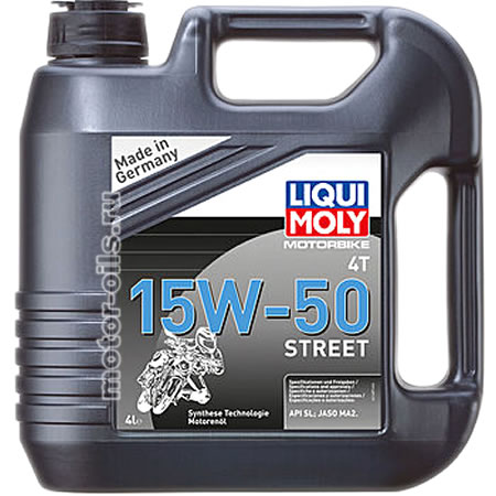�������� ����� Liqui Moly MOTORBIKE 4T 15W-50 STREET (4_�����/���.1689)