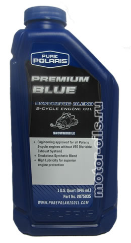 �������� ����� POLARIS PREMIUM BLUE 2-CYCLE ENGINE OIL (946_��/OEM:2875035)