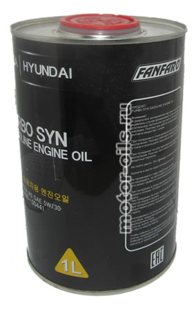 �������� ����� FANFARO KIA | HYUNDAI Turbo Syn ACEA A5 SAE 5W/30 (1_����)