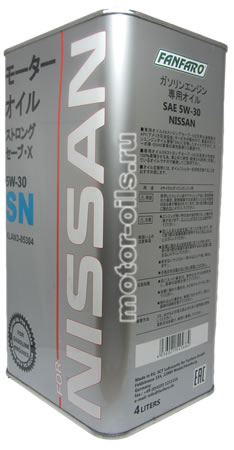 �������� ����� FANFARO for NISSAN STRONG SAVE&bull;X SN 5W-30 (4_�����)