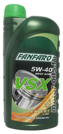 �������� ����� FANFARO 5W-40 VSX Expert Line (1_����)