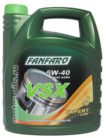 �������� ����� FANFARO 5W-40 VSX Expert Line (4_�����)