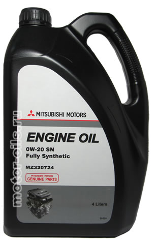 �������� ����� MITSUBISHI Engine Oil SAE 0W-20 SN (4_�����/OEM:MZ320724)