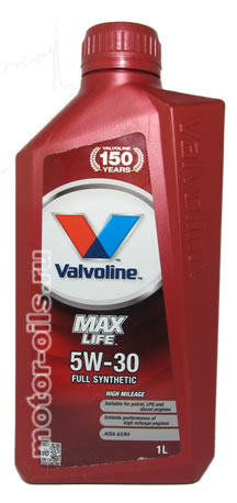 �������� ����� Valvoline MaxLife 5W-30 (1_����)