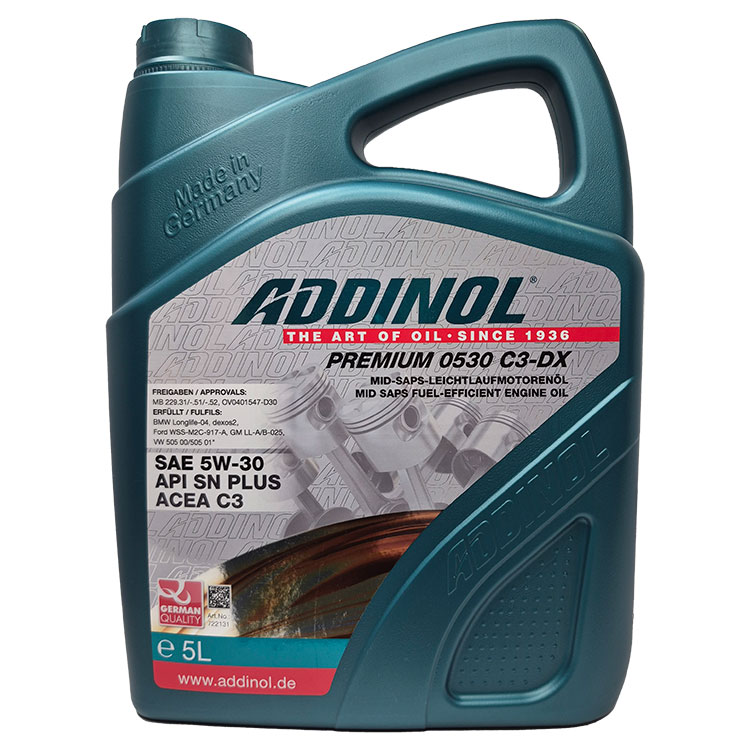 �������� ����� ADDINOL PREMIUM 0530 C3-DX SAE 5W-30 (5_������)