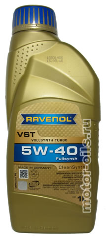 �������� ����� Ravenol VST 5W-40 Fullsynth (1_����)
