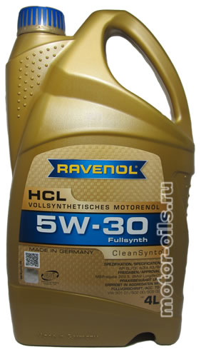 �������� ����� RAVENOL HCL 5W-30 Fullsynth (4_�����)