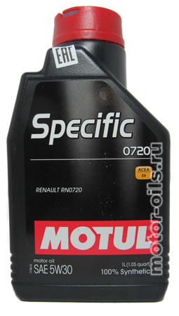 �������� ����� MOTUL Specific 0720 SAE 5W-30 (1_����)