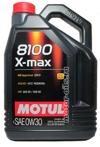 �������� ����� MOTUL 8100 X-max SAE 0W-30 (5_������)