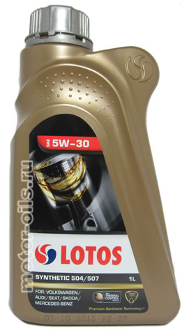 �������� ����� LOTOS Synthetic 504/507 SAE 5W-30 (1_����)