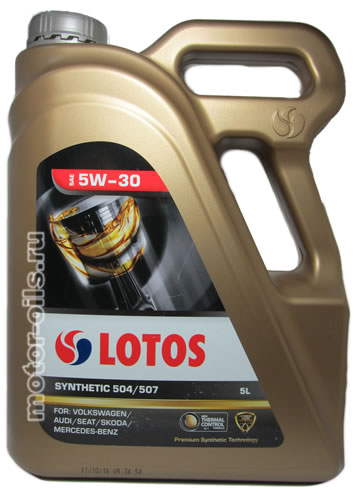 �������� ����� LOTOS Synthetic 504/507 SAE 5W-30 (5_������)