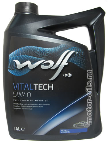 �������� ����� WOLF VITALTECH 5W40 (4_�����)
