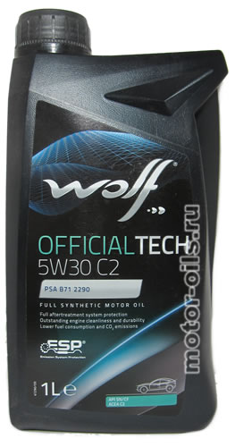 �������� ����� WOLF OFFICIALTECH 5W30 C2 (1_����)
