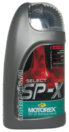 �������� ����� MOTOREX SELECT SP-X SAE 5W-40 (1_����)