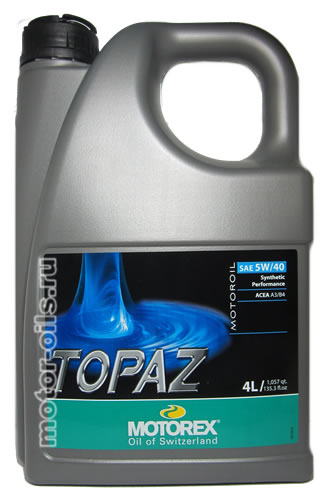 �������� ����� MOTOREX TOPAZ SAE 5W-40 (4_�����)