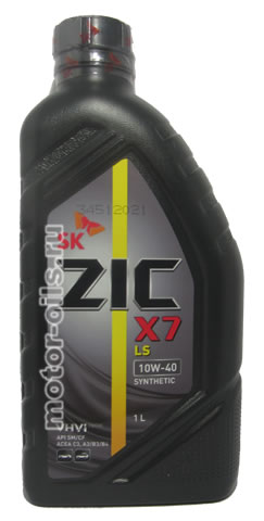 �������� ����� ZIC X7 10W-40 LS (1_����)