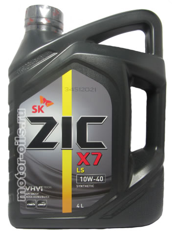 �������� ����� ZIC X7 10W-40 LS (4_�����)