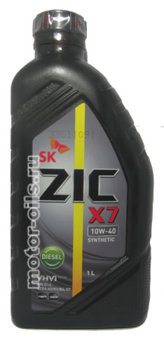 �������� ����� ZIC X7 10W-40 DIESEL (1_����)