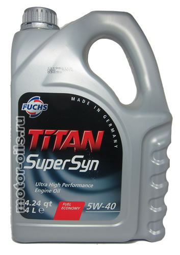 �������� ����� Fuchs TITAN SuperSyn SAE 5W-40 (4_�����)