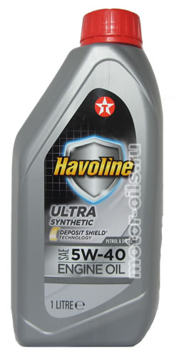 �������� ����� TEXACO Havoline Ultra Synthetic SAE 5W-40 (1_����/Art.840310NKE)