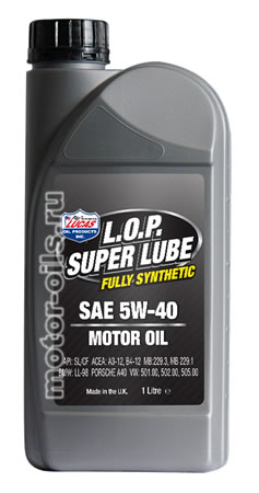 �������� ����� LUCAS L.O.P. SUPER LUBE SAE 5W-40 (1_����)