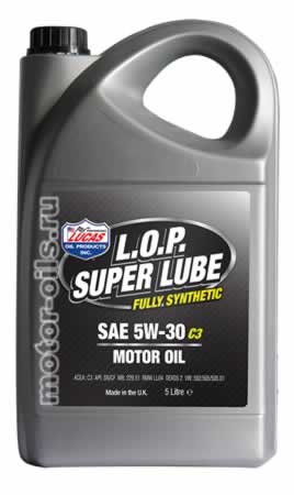 �������� ����� LUCAS L.O.P. SUPER LUBE SAE 5W-30 C3 (5_������)
