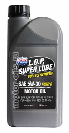 �������� ����� LUCAS L.O.P. SUPER LUBE SAE 5W-30 FORD D (1_����)