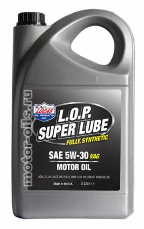 �������� ����� LUCAS L.O.P. SUPER LUBE SAE 5W-30 VAG (5_������)