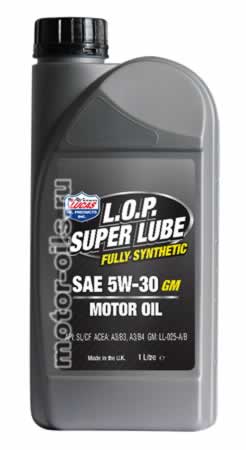 �������� ����� LUCAS L.O.P. SUPER LUBE SAE 5W-30 GM (1_����)