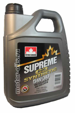�������� ����� Petro-Canada Supreme C3 Synthetic 5W-30 (5_������)