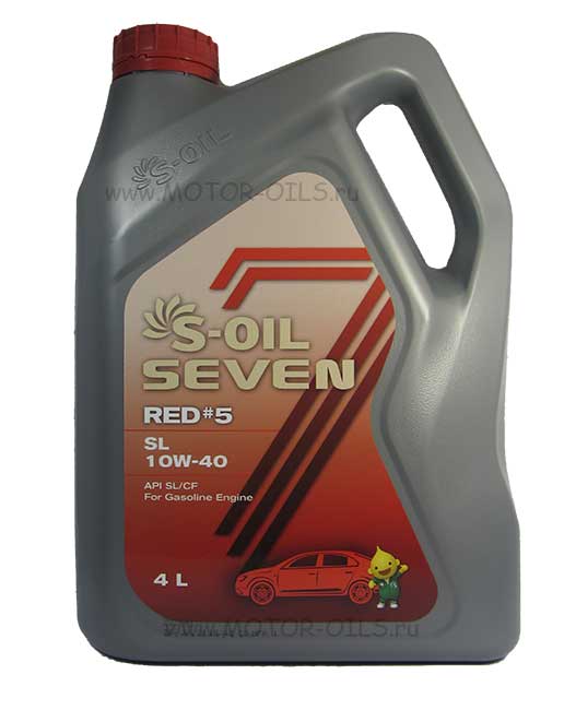 �������� ����� S-OIL 7 RED#5 SL 10W-40 (4_�����)