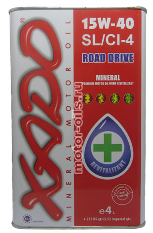 �������� ����� XADO ATOMIC OIL 15W-40 SL/CI-4 ROAD DRIVE (4_�����)
