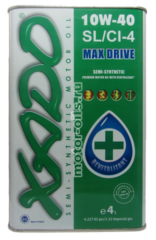 �������� ����� XADO ATOMIC OIL 10W-40 SL/CI-4 MAX DRIVE  (4_�����)