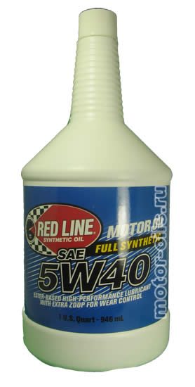�������� ����� RED LINE Synthetic Oil SAE 5W40 (946_��)