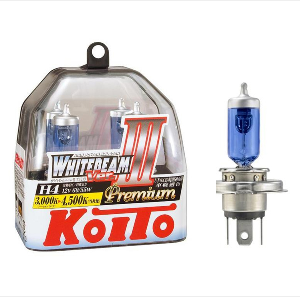 KOITO H4 Whitebeam III Premium ����� �������������������, 2 �� (Art.:P0744W)