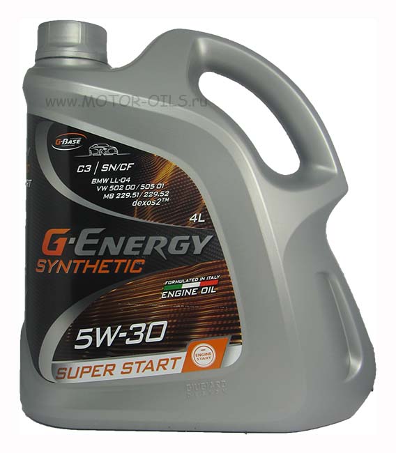 �������� ����� G-Energy Synthetic 5W-30 Super Start (4_�����)