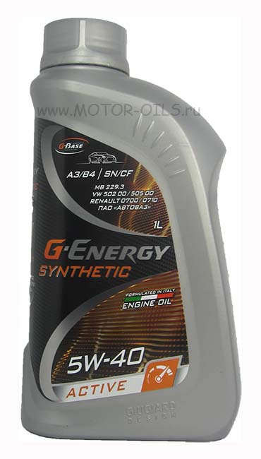 �������� ����� G-Energy Synthetic 5W-40 Active (1_����)